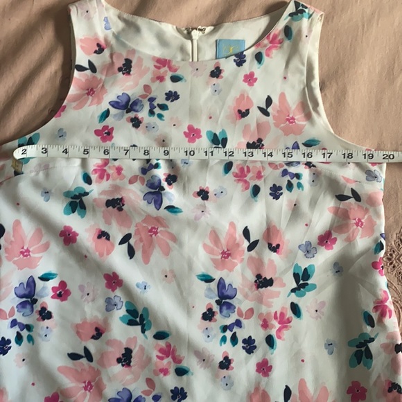 Beautiful & fresh CeCe floral sleeveless dress - Picture 5 of 6